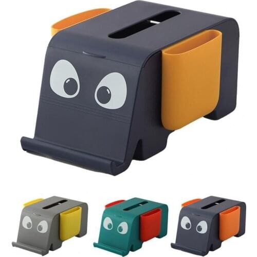 Tissue Box Multifunctional Waterproof TPR Remote Control Napkin Room Table Tissue Multi-purpose Soft Case Paper Dispenser