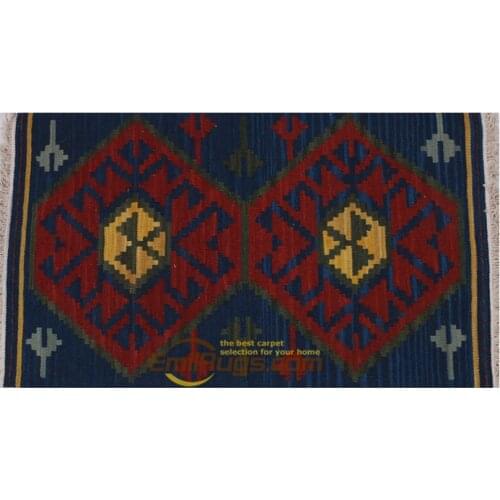 Mats Kilim Carpet Handmade Vintage Carpets For Living Room Geometric Carpet Bedroom Wool Knitting Carpets