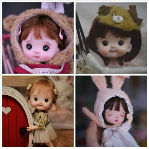 OB11 doll head customization 1/8 BJD dolls OB doll head DIY polymer clay 2020224