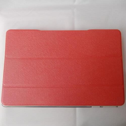 Myslc Ultra thin 3 fold Folio PU stand cover case For WayWalkers T805G 10.1 inch Octa Core IPS tablet pc