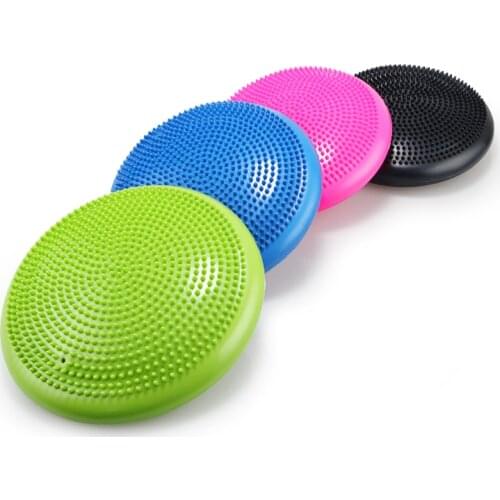 33 Cm Wear-resistant Inflatable Yoga Massage Ball Pad Universal Sports Gym Fitness Wobble Stability Balance Disc Cushion