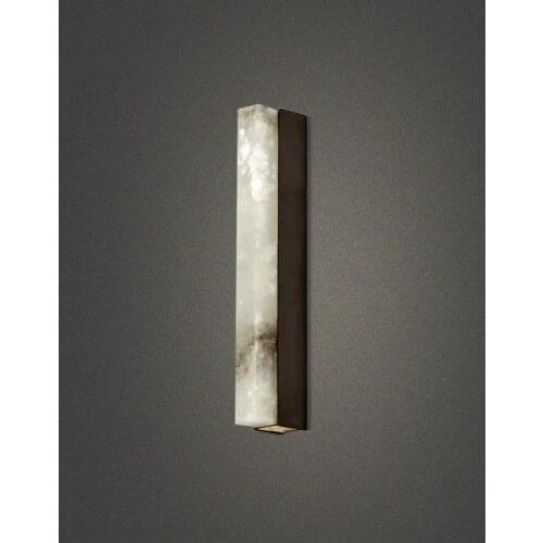 Modern minimalist living room marble wall lamp creative designer model bedroom study wall lamp