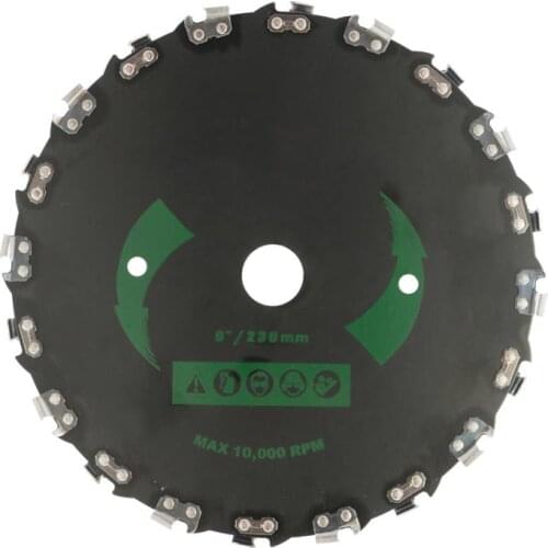 Brushcutter Weed Steel For 20-Tooth-Disc Chainsaw Tooth Brush Cutter Grass Blade Heavy Duty Max Speed For10000rpm &Thickness 2mm