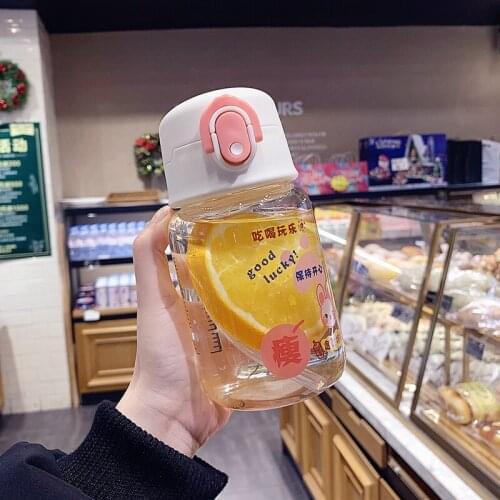 Portable Double Wall Glass Cup Waterbottle Drinking Glasses Cup With Straw Water Bottle Mason Jars With Lid Verre Drinkware