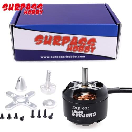 RC Motor,C6354 6354 200KV/250KV Outrunner Brushless Motor for Airpalne Aircraft Multicopters RC Plane Helicopter