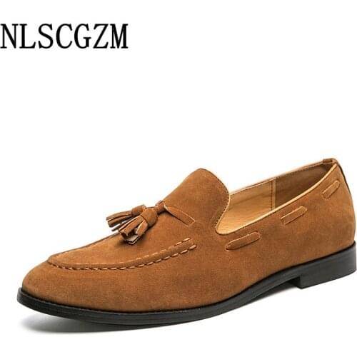 Wedding Dress Oxford Shoes for Men Italian Formal Slip on Shoes Men Office 2021 Mens Dress Shoes Loafers Coiffeur Zapatos Hombre