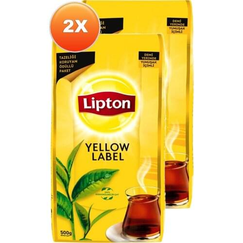 AWESOME Luxury Lipton Yellow Label Bulk Tea 500 gr x 2 FREE SHIPPING