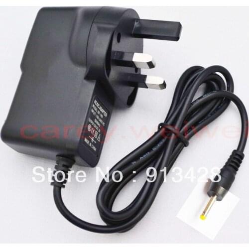 High Quality 50PCS AC 100V-240V Converter Adapter DC 5v 2a Power Supply UK Plug DC plug 2.5x 0.8mm For Tablet PC+ Free shipping