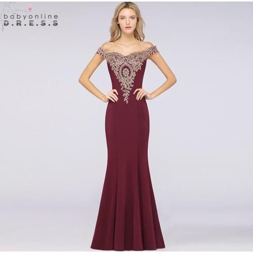 Robe de Soiree New Burgundy Lace Crystals Evening Dress 2019 Elegant Pink Cap Sleeve Evening Party Dresses Vestido de Festa