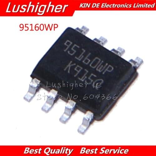 10pcs M95160-WMN6TP SOP8 95160 95160WP SOP 95160P 95160WB SOP-8