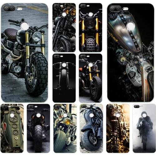 177H Classic Motorcycle Soft Silicone Tpu Cover phone Case for huawei Honor 9 Lite 10 p 9 10 lite