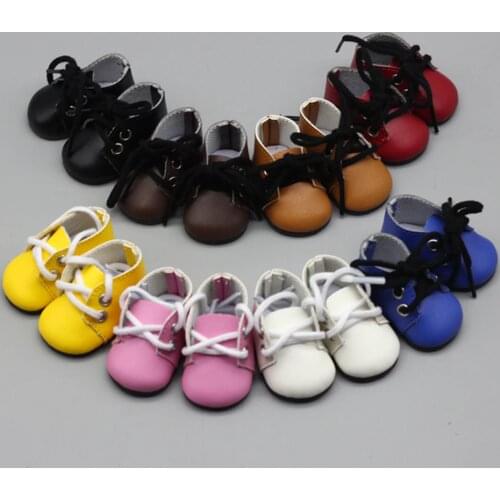 8 colors 1 pair fashion sport shoes for 14 inch doll mini Girls Shoes suitable EXO doll Dress Accessories