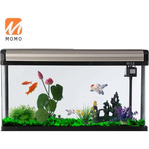 Fish Tank Living Room Medium Household Ecological Lazy Change Water Large Fish Globe Aquarium Glass Rectangular