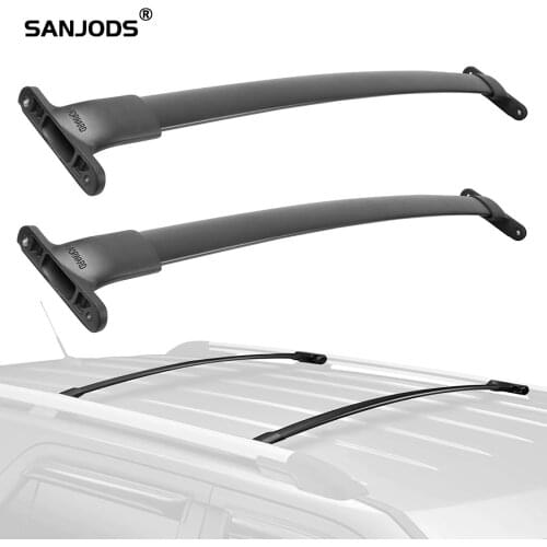 SANJODS Roof Rack Cross Bar Rail Compatible for 2015 2016 2017 2018 2019 Ford Explorer Cargo Racks Rooftop Luggage Carrier Rack