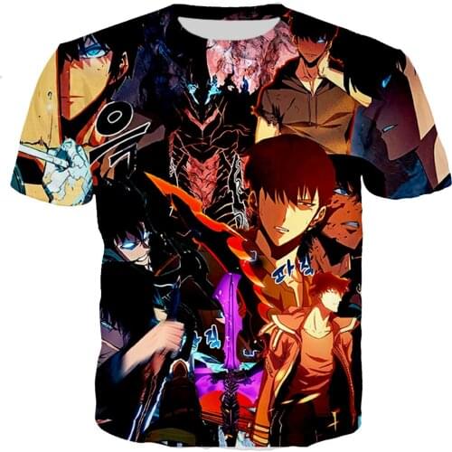 Solo Leveling T Shirt Men/women 3D Printed T-shirts Casual Harajuku Style Tshirt Streetwear Tops