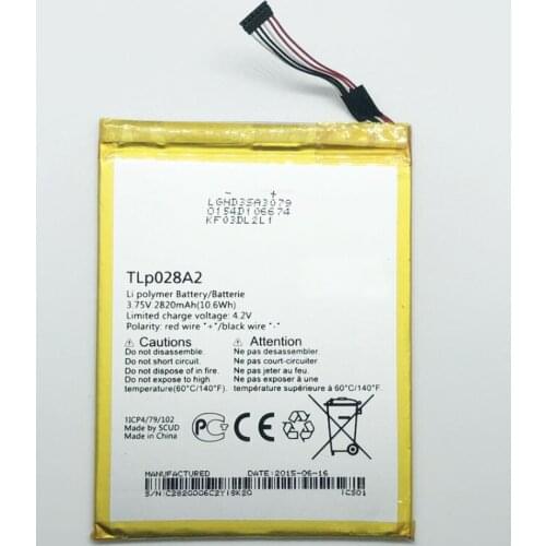 GeLar 2820mAh Battery TLp028A2 /TLp028AD For Alcatel One Touch Pixi 3 (7) LTE / Pixi 3 7.0 4G