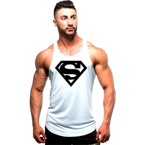 2021 Men Fitness Singlet Sleeveless Shirt Cotton Muscle Guys Brand Undershirt for Boy Vest Gyms Clothing Bodybuilding Tank Tops