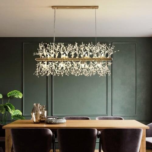 Lampara lustre Crystal chandelier Lighting pendant lights Cristal nordic Lamp LED Restaurant bedroom living room decoration