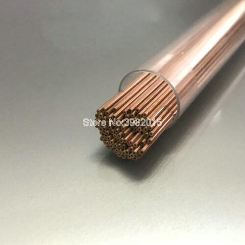 Copper Electrode Tube Single Hole 1.2*400mm for WEDM Drilling Machine