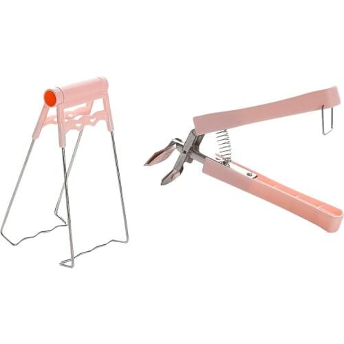 2pcs Anti-Scalding Tray Multi-Function Cup Holder Take Tray Clip Casserole Clip Bold for Home Kitchen Hot Dish Plate Bowl Clip