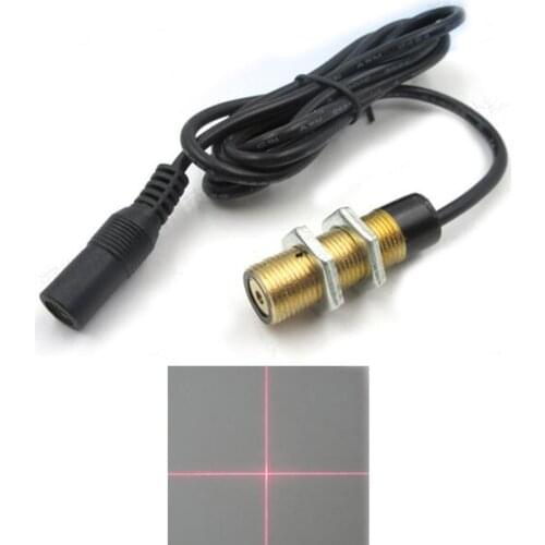 635NM 5MW M12*1 Threaded Shell Red Laser Infrared Emission Lamp Cross/Piont/Line Laser Module