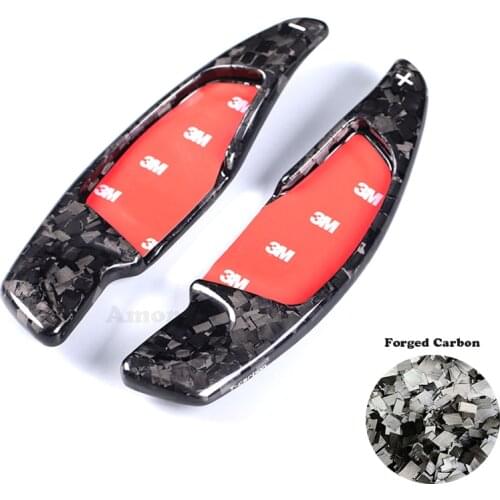 Forged Carbon Fiber Steering Wheel Paddle Shift for BMW 5 Series G30 7 Series G11 G12 X3 G01 X4 G02 M5 F90 2017-2021