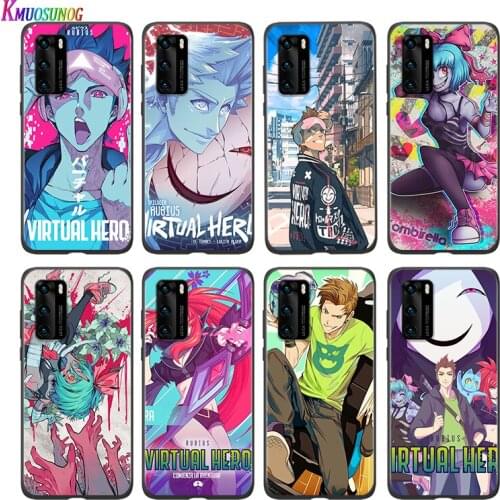 Silicone Cover virtual hero For Huawei P 50 P40 P30 P20 P10 P9 P8 Pro Plus Lite E mini 2017 2019 Phone Case