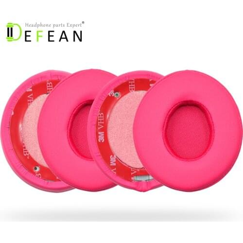 Defean Replacement Pink Ear pads cushion pad for Beats solo2 solo 2.0 / solo 2.0 wireless headphone
