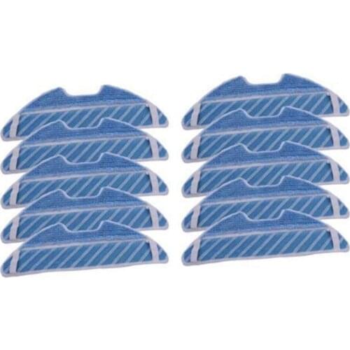 10 PCS Mop Cloth for Cecotec Conga 1390 for Conga 1290 Robotic Vacuum Cleaner Spare Parts