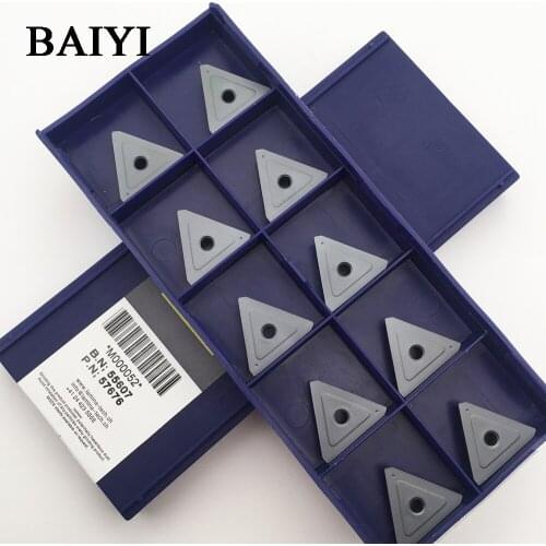 10pcs TPKN 2204 PDTR LT30 CNC cutter blade turning tools carbide insert TPKN2204 milling tools blade