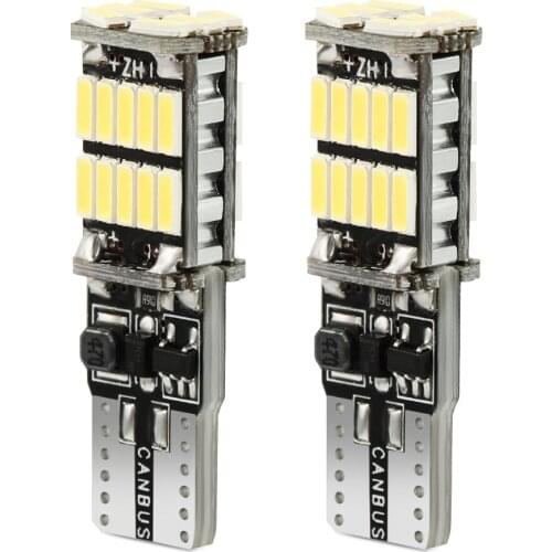 2PC T10 W5W High Quality LED Car Parking Light Car Interior Light 4014 26SMD Canbus No Error Car Dome Lamp Wedge Tail Side Bulbs