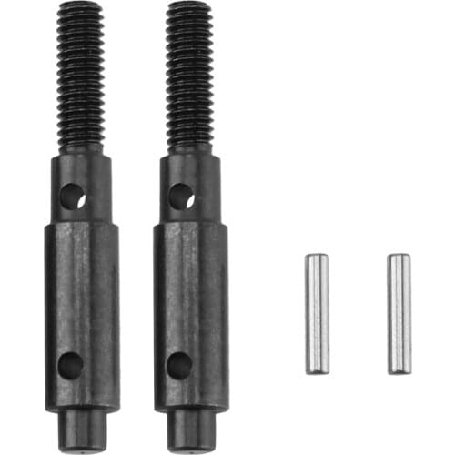 2Pcs Hard Steel Front Rear Portal Stub Axle Drive Shaft for Redcat GEN8 1/10 RC Crawler Car Upgrades Parts Accessories