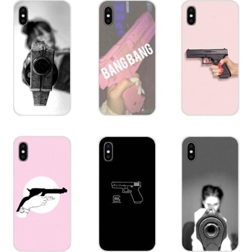 Accessories Phone Cases Covers pistol bang For Xiaomi Mi4 Mi5 Mi5S Mi6 Mi A1 A2 A3 5X 6X 8 CC 9 T Lite SE Pro