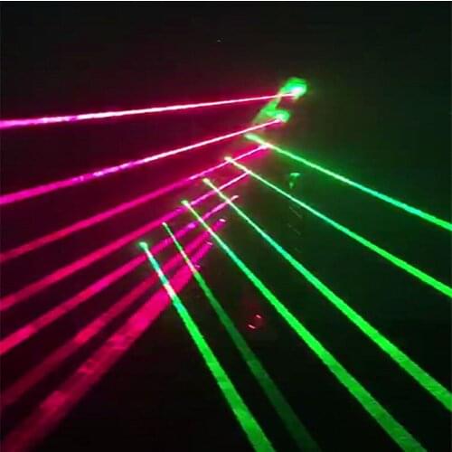 BC31 Ballroom dancer laser costume green light red laser projector laser man show robot stage wears hand laser sword club dj bar