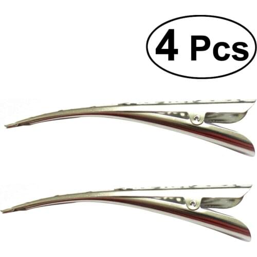 4pcs Large Hair Clip Ponytail Holder Hollow Style Hair Clip Without Teeth Hair Claws Clamp Hair Pins Hair Accessories Headpiece