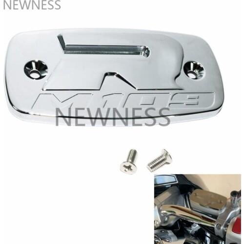 Motorcycle Parts Chrome Front Brake Master Cylinder Reservoir Cover Cap For Suzuki Boulevard M109R VZR1800 Intruder M1800R