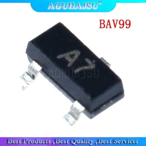 100PCS BAV99LT1G BAV99 SOT23 A7 SOT BAV99LT SOT23-3 Dual Series Switching Diode New original
