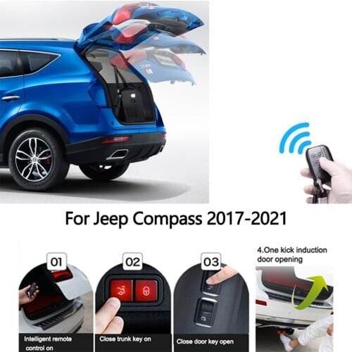 For Jeep Compass 2017-2021 Electric Tailgate Modified Tailgate Car Modification Automatic Lifting Rear Door Electric Trunk