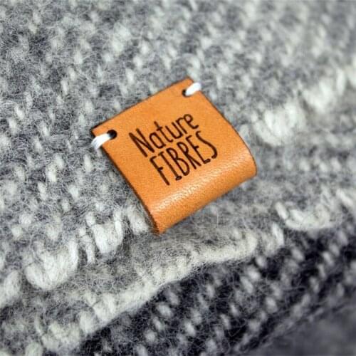 Personalized Knitting Labels - Custom Leather Labels, Personalized Logo Labels Tags, Leather Tags for Knitting