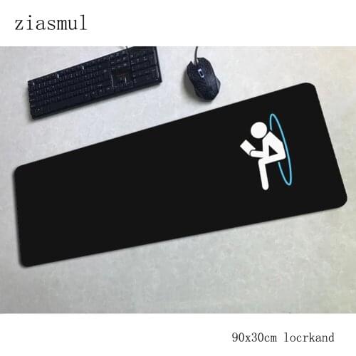 Portal 2 pad mouse 90x30cm computer gamer mouse pad thick padmouse big New arrival mousepad ergonomic gadget office desk mats