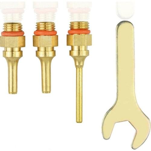 Brass Large Diameter Glue Gun Nozzle Kits With Wrench 1.5x70mm 2.0x70mm 3.0x70mm