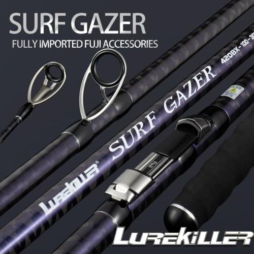 Lurekiller 2020 Surf Gazer Japan Quality Full Fuji Surf Rod 4.2M 46T high-carbon 3 Sections BX Long Cast BeachSurf casting rods