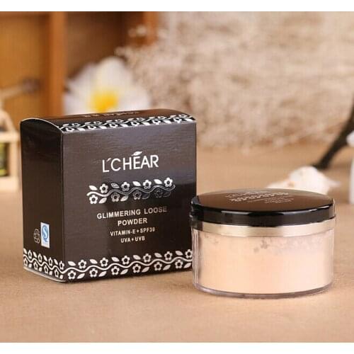 Matt Loose Powder Concealer Natural Color With Puff Brighten Make Up Tool 40g Free Shipping