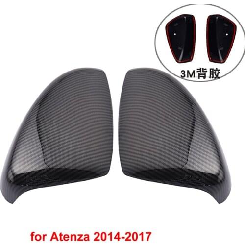 1 Pair for Mazda Atenza 2014-2021 Modified Rear Mirror Cover Mirror Shell Side Rearview Mirror Cover Wing Mirror Cap