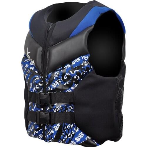 Mens Womens Neoprene Life Jacket/Life Vest PVC Foam Buoyancy Swim Surf Boating Swimwear for Adults