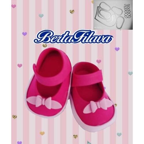 New BertaFilava shoe kit for car plus metal cutting Die mold for scrapbook photo album decoration carving handmade paper card