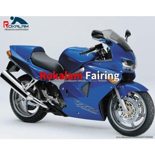Fairing For Honda VFR800 1998 1999 2000 VFR 800 98 99 00 01 VFR-800 2001 Aftermarket Motorcycle All Blue Fairings Kit