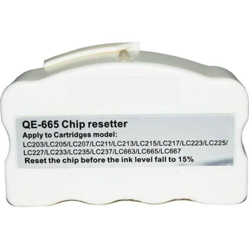 Cartridge Chip Resetter for Brother LC203 LC205 LC207 LC213 LC215 LC217 LC223 LC225 LC227 LC233 LC235 LC237 LC663 LC665 LC667