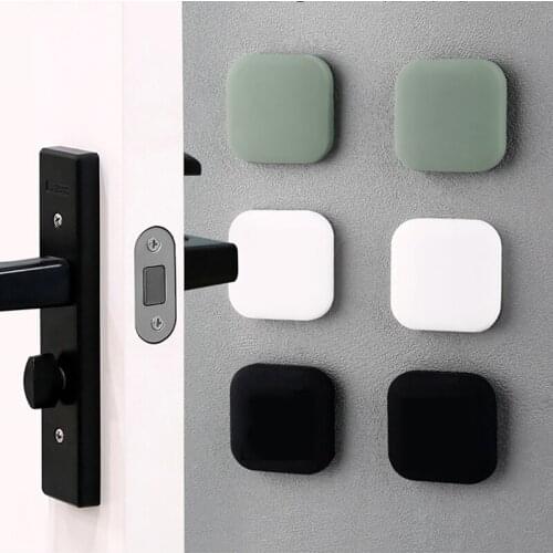 Door Stopper Silicone Stopper Door Mute Stickers Deurstopper Protection Porte Pad Silicon Rubber Hardware Bumper Wall Mat