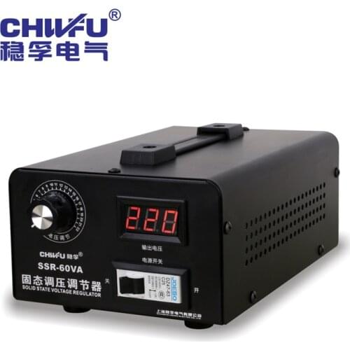 Solid state voltage regulator 220v single phase electronic thyristor regulator high power voltage regulator 0-220v thermostat
